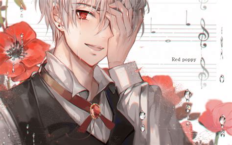 View 19 Anime Boy Pfp Red Eyes Dreamy Wallpaper