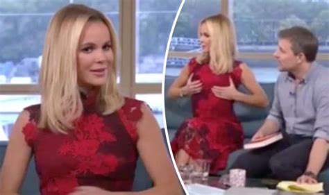Amanda Holden Grabs Her Breasts After Ben Shephard Says This Tv And Radio Showbiz And Tv