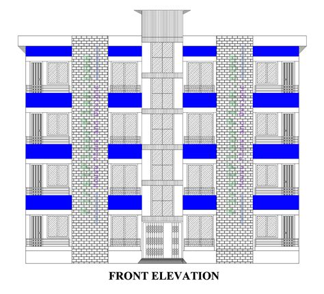 4 Storey Building Plans And Structural Design First Floor Plan