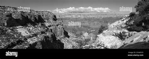 South Rim In Winter Grand Canyon National Park Arizona Usa Stock