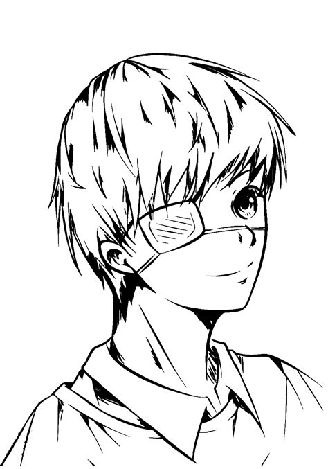 How to draw tokyo ghoul coloring pages juuzou suzuya. Tokyo Ghoul Coloring Pages to download and print for free