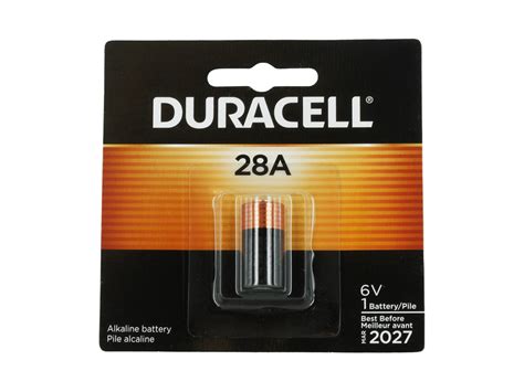 Duracell Px 28a A544 100mah 6v Alkaline Button Top Medical Battery