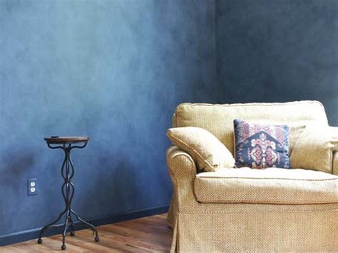 Blue Suede Walls Rich Hand Painted Wall Finish In Sapphire Flickr