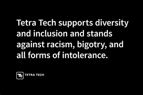 Tetra Tech On Linkedin A Message From Ceo And Chairman Dan Batrack Tetra Tech Supports Diversity