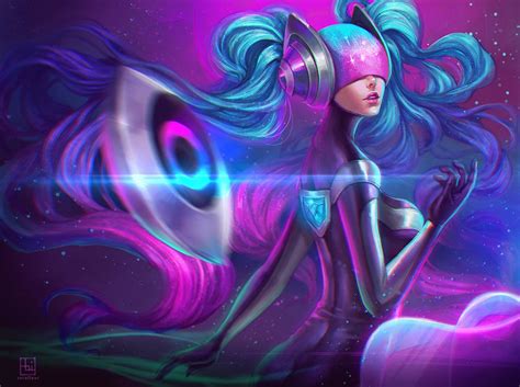 Dj Sona Ethereal League Of Legends Sona Artwork