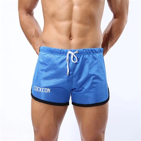 Cockcon Brand Boxer Mens Underwear Mesh Boxers Men Shorts Swimwear Trunks Short Panties Loose