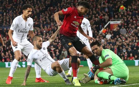 UEFA Champions League PSG take charge with 20 win at Manchester