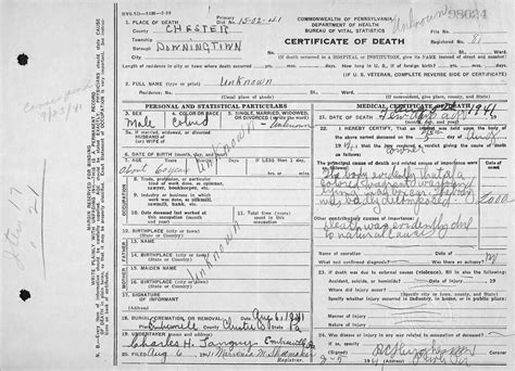 Chester County John Doe 1941 Unidentified Wiki Fandom