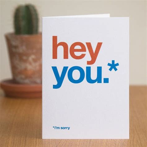 Im Sorry Card Funny Sorry Card Humorous Sorry Card Etsy Im Sorry