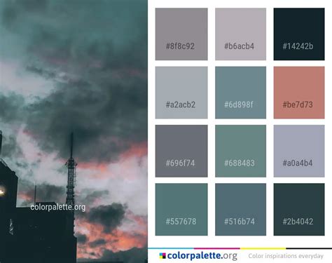 Sky Sea Blue Color Palette