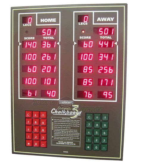 Scoreboards Dart Scorer Conquest Professional Scoring System