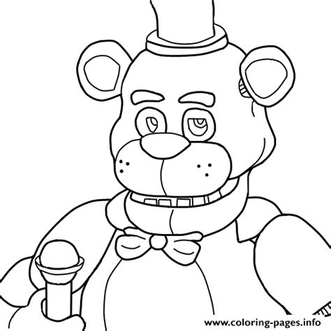 Broken Toy Freddy Coloring Pages Coloring Pages