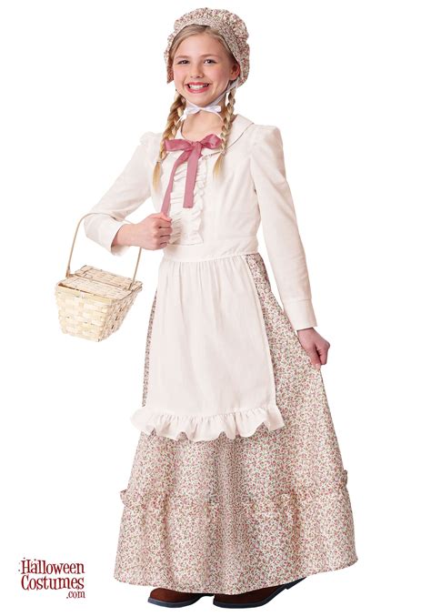 Prairie Pioneer Girls Costume Pioneer Dress Pioneer Girl Costume Poodle Skirt Costume