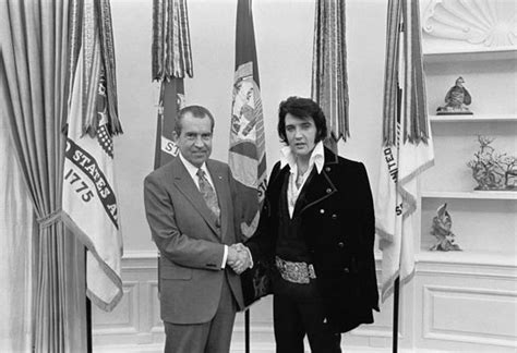an elvis sighting at the white house boundary stones