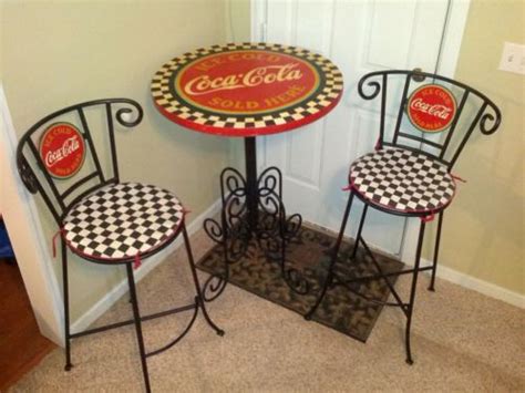 Maybe you would like to learn more about one of these? Coca Cola Bistro table and chairs set -- Antique Price ...
