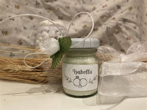 Subito a casa e in tutta sicurezza con ebay! 5 mini candele profumi assortiti segnaposto Matrimonio Cerimonie in vasetto personalizzato ...