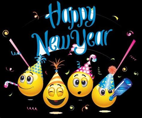 I Wish Everyone A Safe And Happy New Year 🍾🎇🎉 Happy New Year Emoji