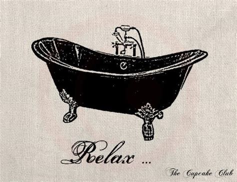If having a claw foot tub isn't enough to make you giddy, doing a wonderful makeover like this will: Items similar to Clip Art Designs Transfer Digital File ...