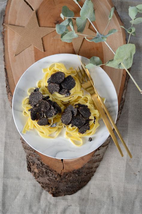 Pâtes à la truffe noire fraiche Recette