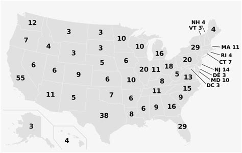 Blank Electoral College Map 2016 Printable Maping Resources