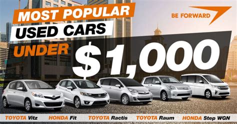 Most Popular Used Cars Under 1000