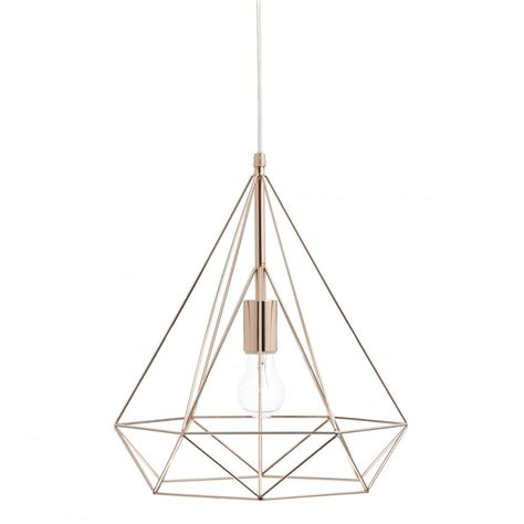 Contemporary Copper Wire Frame Ceiling Pendant Double Insulat