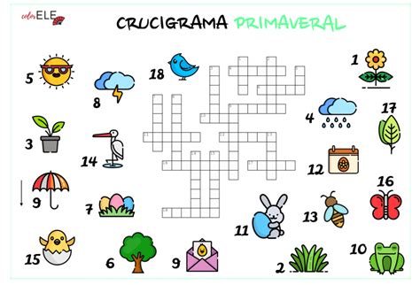 Preescolar Crucigramas Faciles Para Niños 20 Crucigramas Para Ninos