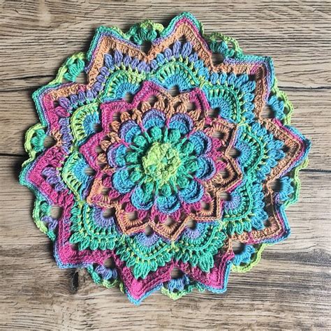 Flower Mandala Pattern By Sany Sanita Brensone Crochet Mandala