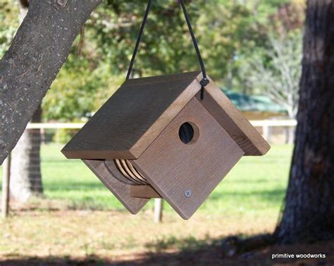 Check spelling or type a new query. Coffee Can Birdhouse - Primitive Rustic Recycled Natural Weathered Rough Cedar (With images ...