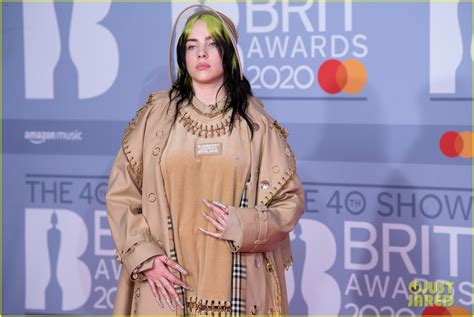 Billie Eilish Wears A Clear Visor To Brit Awards 2020 Photo 1288438