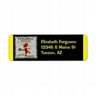 Pickleball Paddles Well With Others Custom Return Address Label