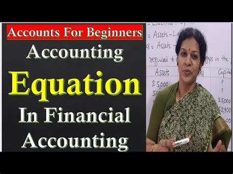 It is to be noted here that the accounting equation shall remain balanced every time. 3. Accounting Equation In Financial Accounting - YouTube