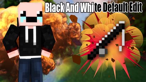 Review Texture Pack Pvp Minecraft Black And White Default Edit Youtube
