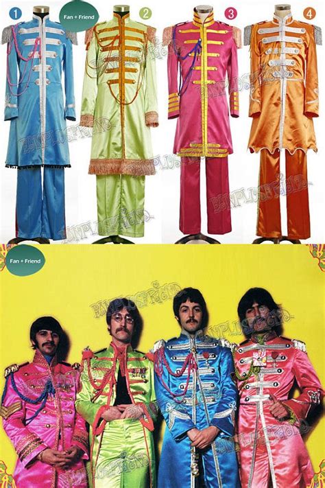 Sgtpepper The Beatles Costume Outfit4version Etsy Beatles Costume Beatles Halloween