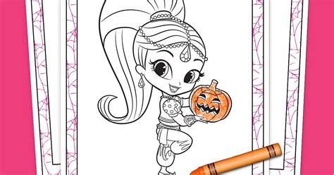 Shimmer and Shine Halloween Coloring Pack | Nickelodeon Parents