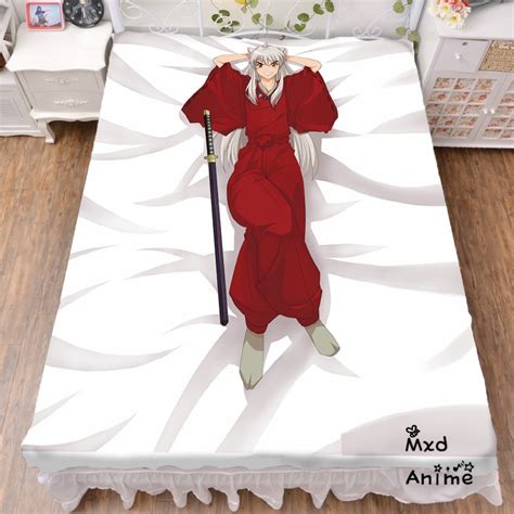 Japanese Anime Inuyasha Bed Sheet Throw Blanket Bedding Coverlet Cosplay Ts Flat Sheet Cd062