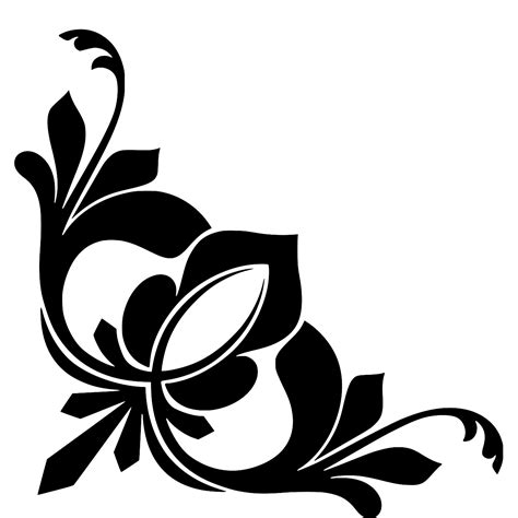 Free Free 301 Corner Flower Design Svg SVG PNG EPS DXF File