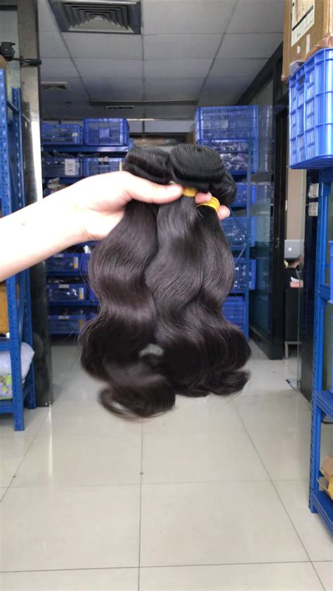 Guangzhou Factory Original Virgin Body Wave Brazilian Human Hair