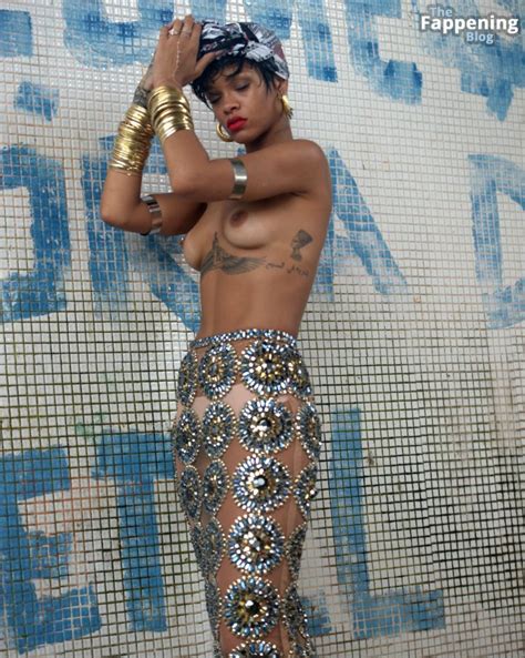 Rihanna Nude Sexy Vogue Brazil Photoshoot Outtakes Photos Tubezzz Porn Photos