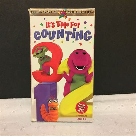 Barney It S Time For Counting Classic Collection Vhs Video Learning