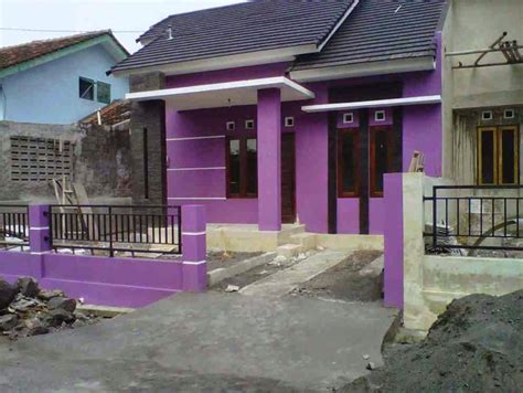 Warna cat tembok luar rumah yang bukan putih, tapi anti norak. Cat Rumah Moden | Desainrumahid.com