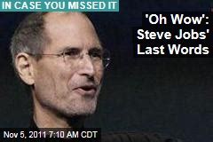 If jobs did give such long and detailed advice as his last words, it would most likely be recorded in his biography, books or in media reports. Steve Jobs dead - News Stories About Steve Jobs dead ...