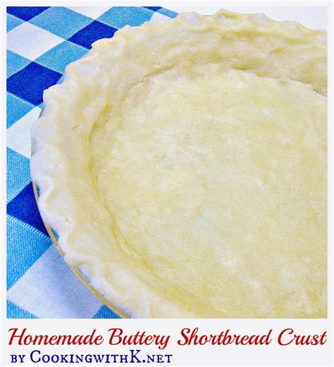 Easy Homemade Buttery Shortbread Crust Is Made With Your Hands And Not