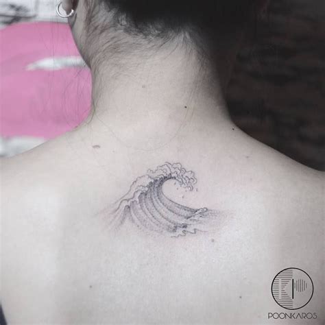44 Fine Line Black And Grey Tattoos By Poonkaros Tattooadore Waves