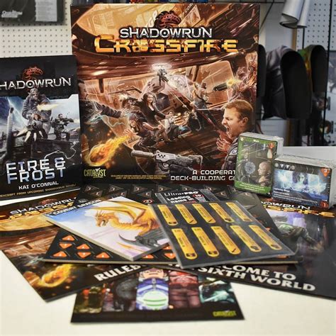 Newly Opened Game Shadowrun Crossfire Boardgames