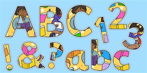 👉 Reading Display Lettering Teacher Made Twinkl