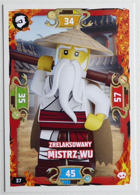 Karta Lego Ninjago Seria 5 Nr 37 Mistrz Wu 12223433235 Oficjalne