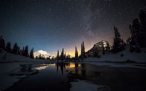 Winter Night Sky Wallpaper 64 Images