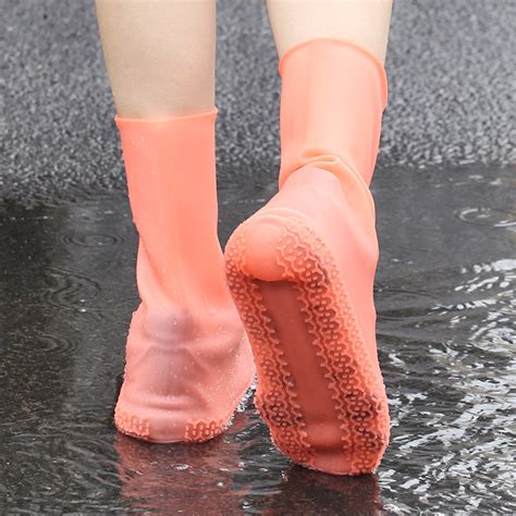 Silicone Shoe Covers Reusable Waterproof Shoe Covers Ultra Elastic