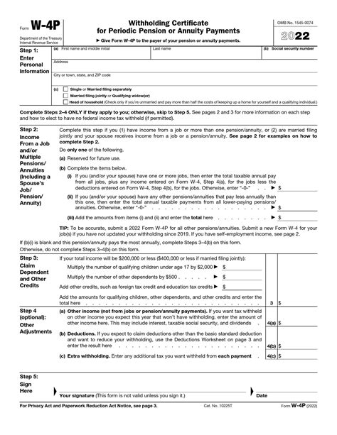 Irs Form W 4p ≡ Fill Out Printable Pdf Forms Online